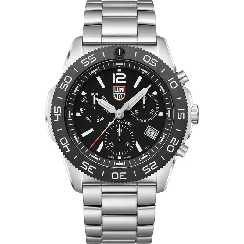 Luminox Pacific Diver Chronograph Stainless Steel Bracelet Mens Watch XS.3142