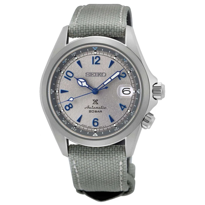 Seiko Prospex "Rock Face" European Limited Edition ‘Alpinist’ Grey Dial Stainless Steel Men's Watch SPB355J1