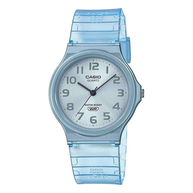 Casio Collection Blue Skeleton Series Watch MQ-24S-2BEF