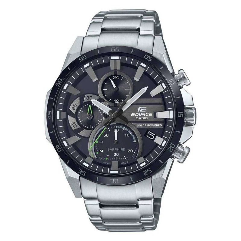 Casio Edifice Chronograph Black Dial Steel Bracelet EFS-S620DB-1AVUEF