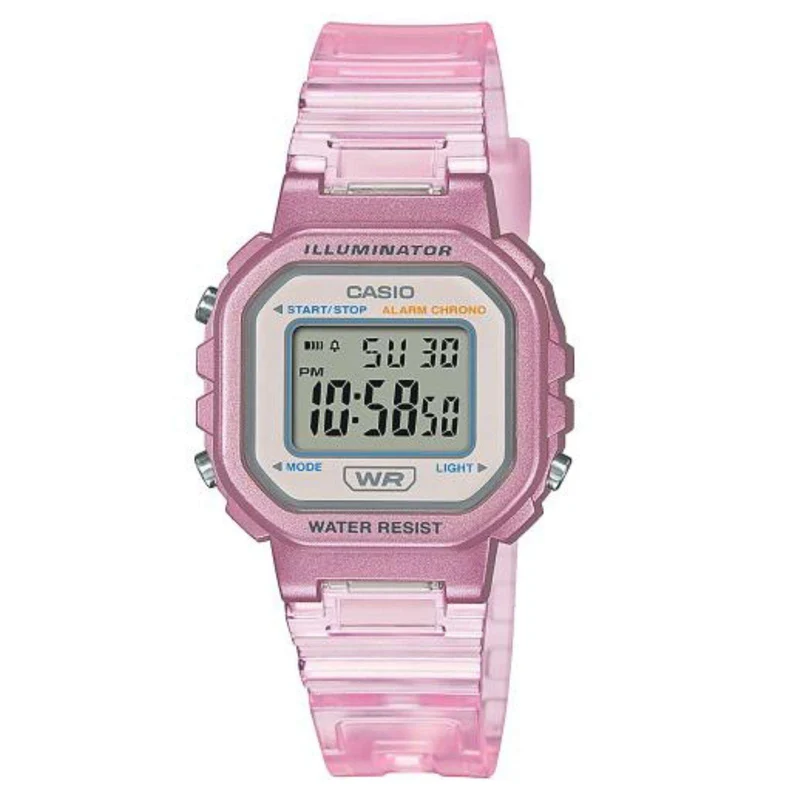 Casio Collection Pink Skeleton Series Watch LA-20WHS-4AEF