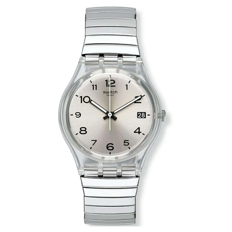 Swatch Original Gent Silverall Quartz Watch GM416A