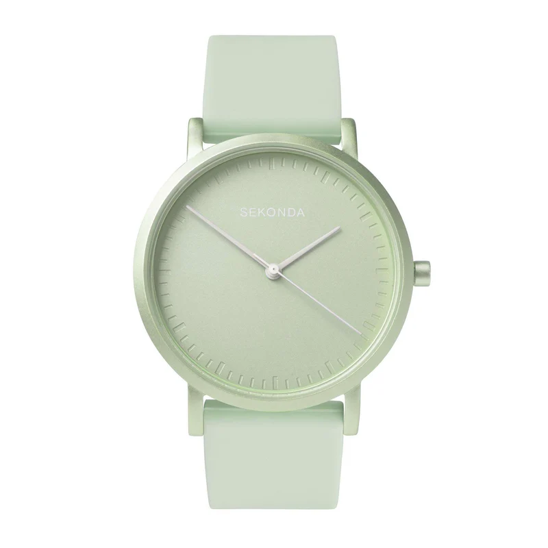 Sekonda In Colour Quartz Green Dial Green Strap Unisex Watch 40395