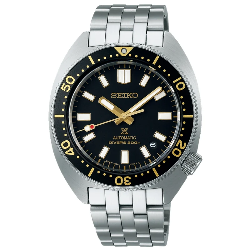 Seiko Prospex Heritage Turtle 1968 Recreation Automatic Black Dial Stainless Steel Bracelet SPB315J1