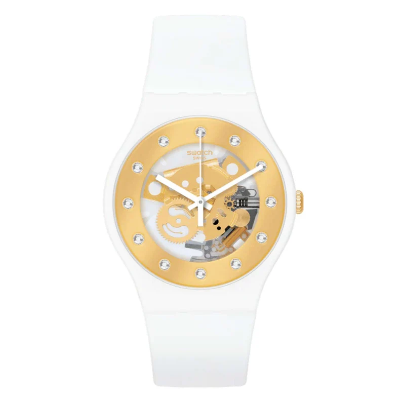 Swatch New Gent 'Sunray Glam' Quartz Ladies Watch SUOZ148