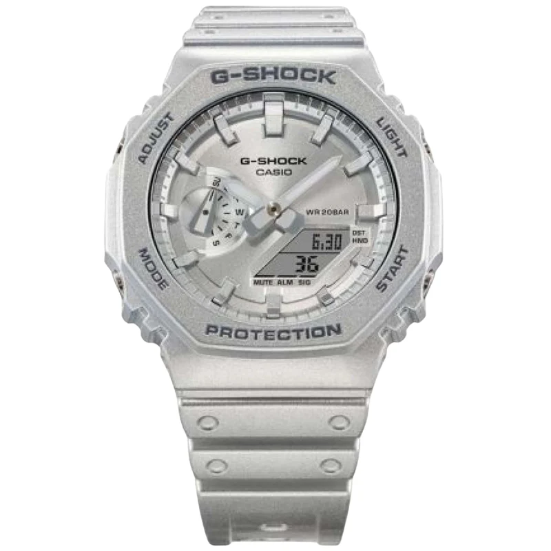 Casio G-Shock Classic Forgotten Future Silver Mens Watch GA-2100FF-8AER