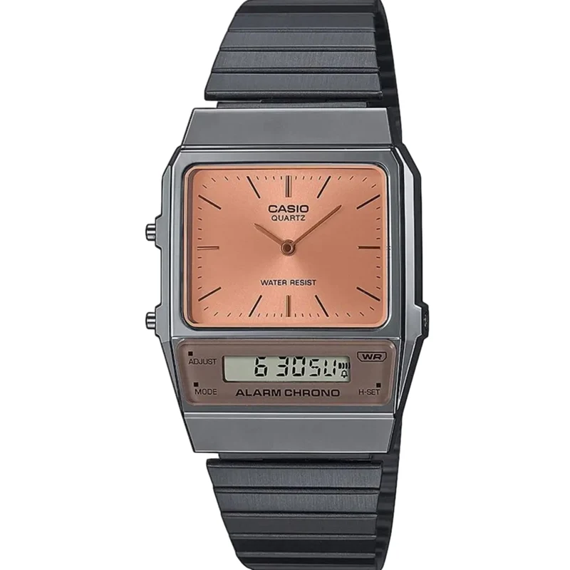 Casio Vintage Edgy Orange Quartz Bracelet Men's Watch AQ-800ECGG-4AEF