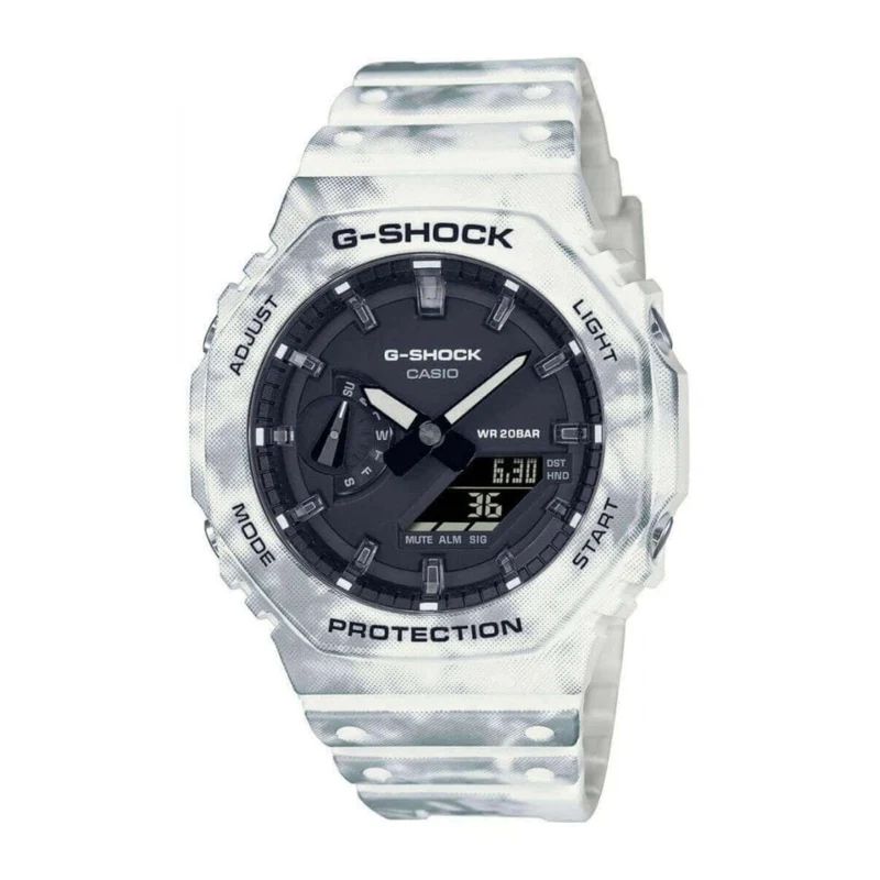 Casio G-Shock Frozen Forest Snow Camo Series Mens Watch GAE-2100GC-7AER
