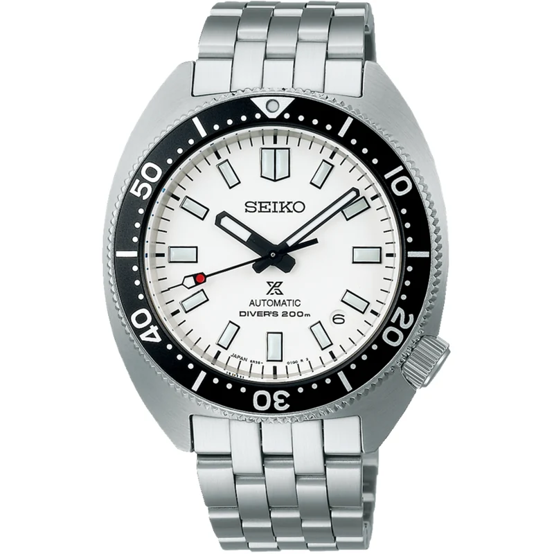 Seiko Prospex Heritage Turtle 1968 Recreation Automatic White Dial Stainless Steel Bracelet SPB313J1