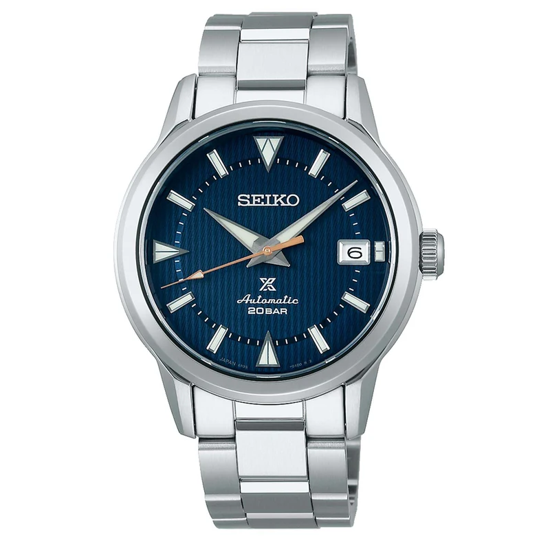 Seiko Prospex Deep Lake Alpinist Automatic Blue Dial Stainless Steel Bracelet Men's Watch SPB249J1