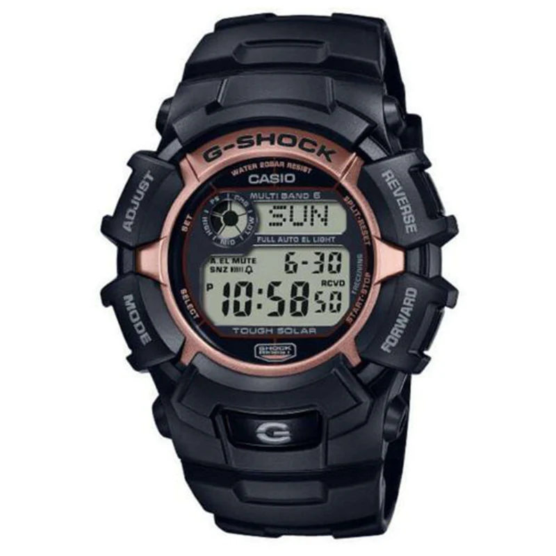 Casio G-Shock ‘Fire Package’ Solar Quartz Black Dial Silicone Watch GW-2320SF-1B5ER
