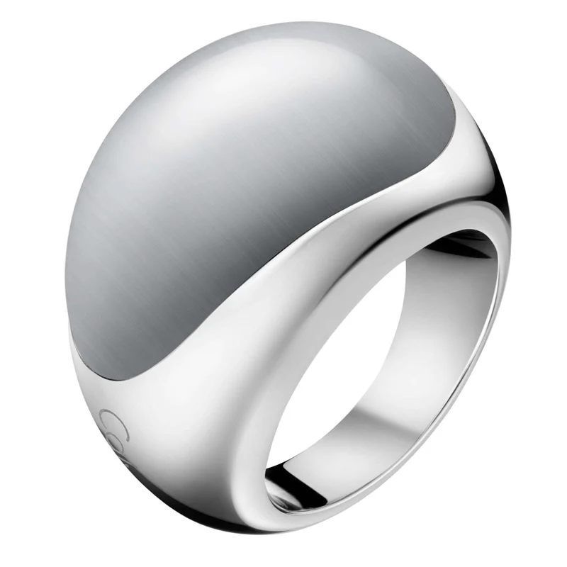Calvin Klein Ellipse Stainless Steel Ring Ladies Jewellery Medium KJ3QWR020107