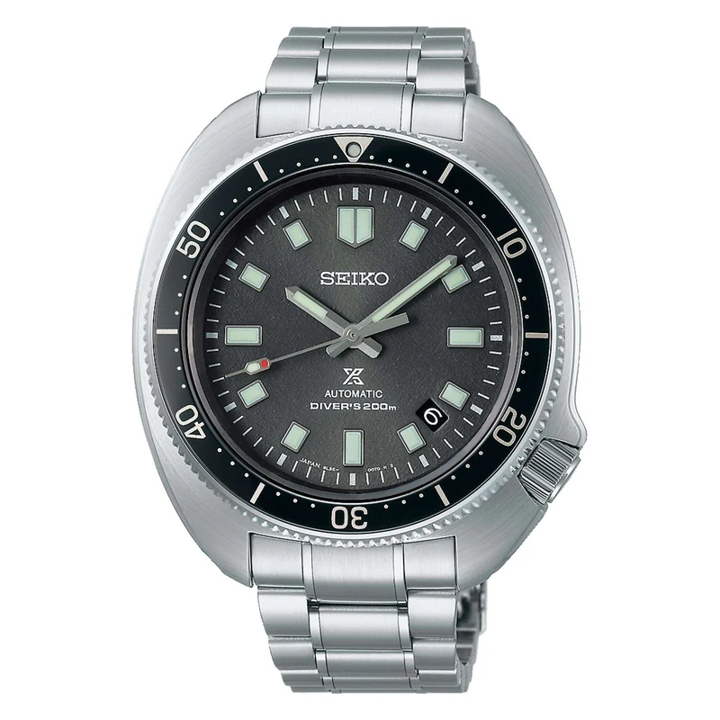 Seiko Prospex 'Captain Willard' Automatic Black Dial Stainless Steel Bracelet Men's Watch SLA051J1