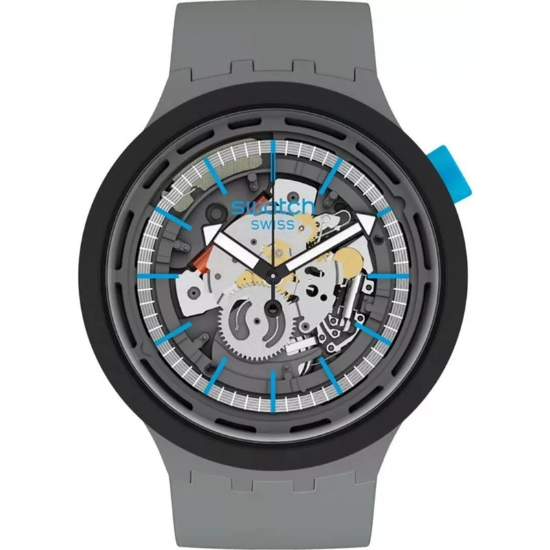 Swatch SwatchPAY! Easytippay! Quartz Transparent Dial Silicone Strap Watch SO27M104-5300