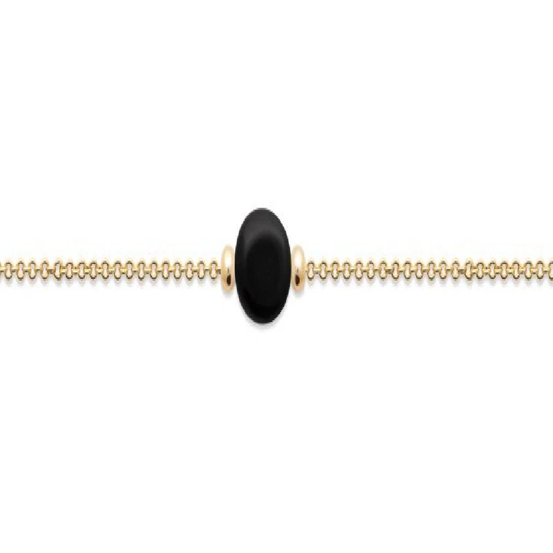Bracelet Simple À Pierres Couleur Et Fermoir Magnétique Réglable Agathe - Argent 925