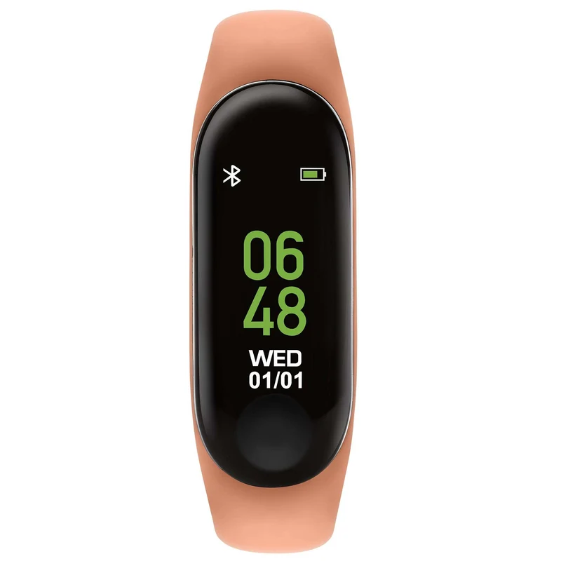 Tikkers Quartz Digital Dial Pink Resin Strap Watch TKS01-0001