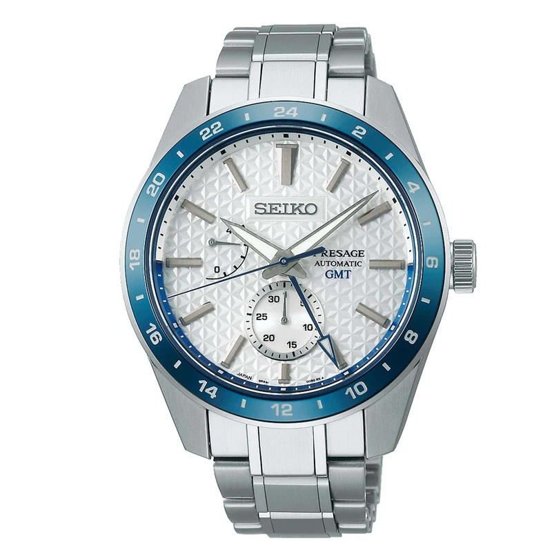 Seiko Presage Sharp Edged Series 140th Anniversary Limited Edition Automatic Movement White Dial Stainless Steel Bracelet SPB223J1
