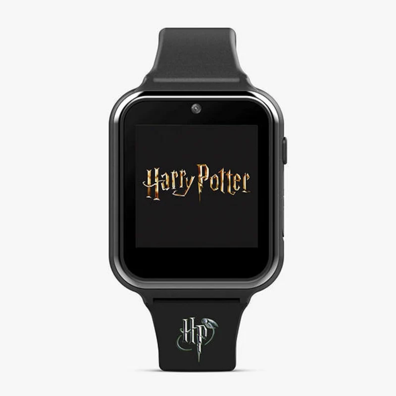Harry Potter Quartz Digital Dial Black Silicone Strap Boys Watch HP4096