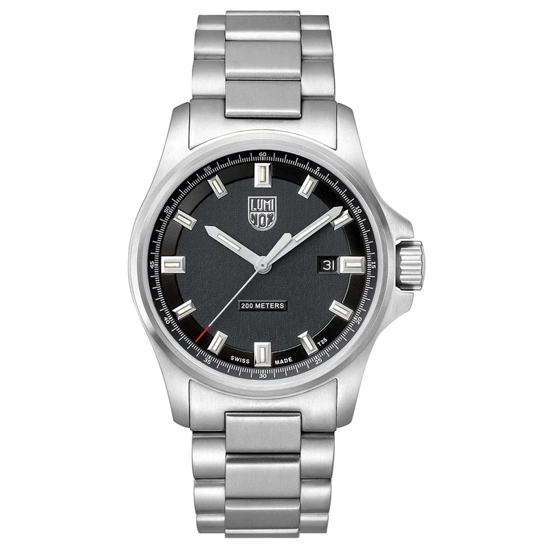 Luminox Recon Team Leader Quartz Movement PU Bracelet Black Dial Men's Watch XL.1832