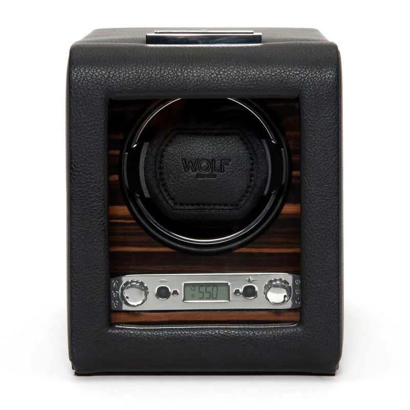 WOLF Roadster Ebony Macassar Single Watch Winder 457056