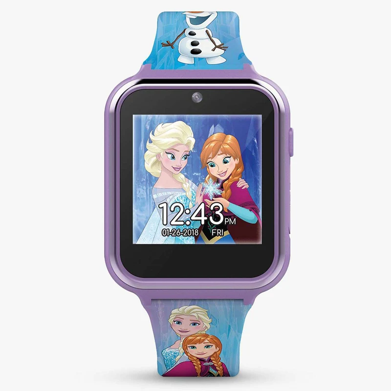 Disney Frozen Quartz Interactive Dial Silicone Strap Girls Watch FZN4151