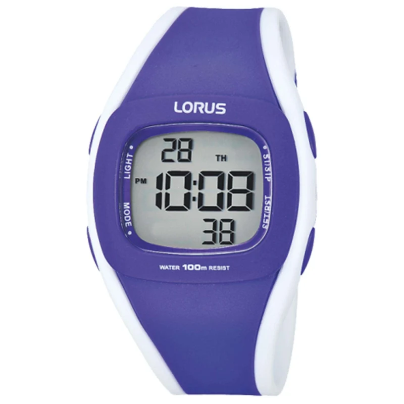Lorus Multifunction Digital Purple Ladies Watch R2343GX9