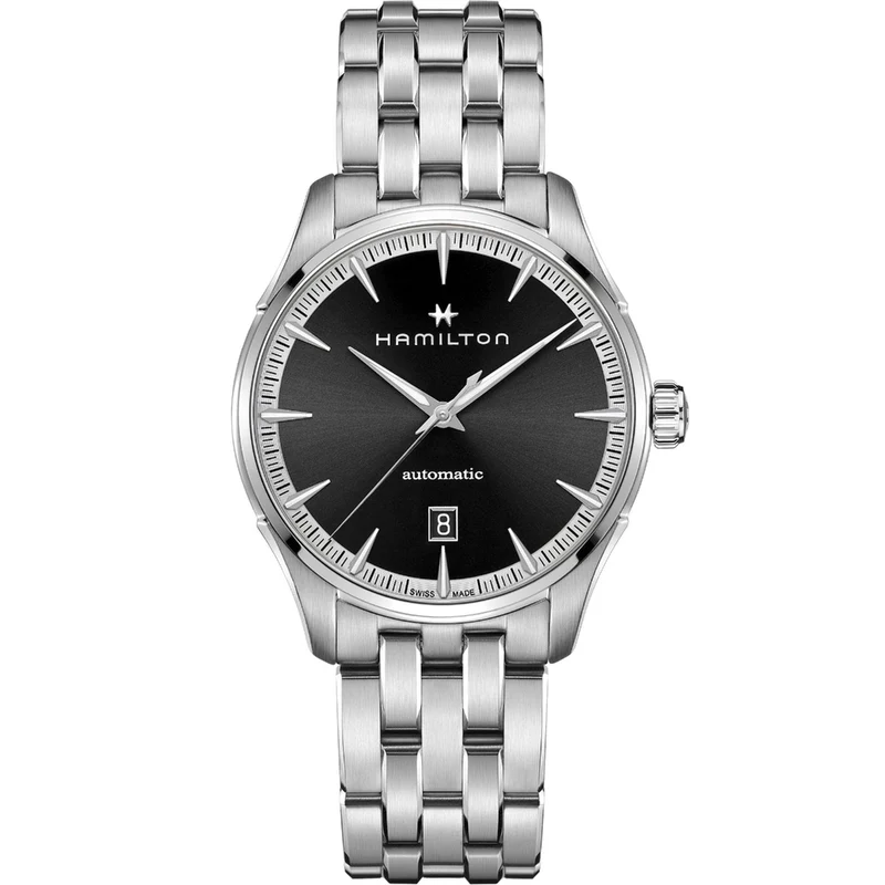 Hamilton Jazzmaster 40mm Black Dial Steel Mens Automatic Watch H32475130