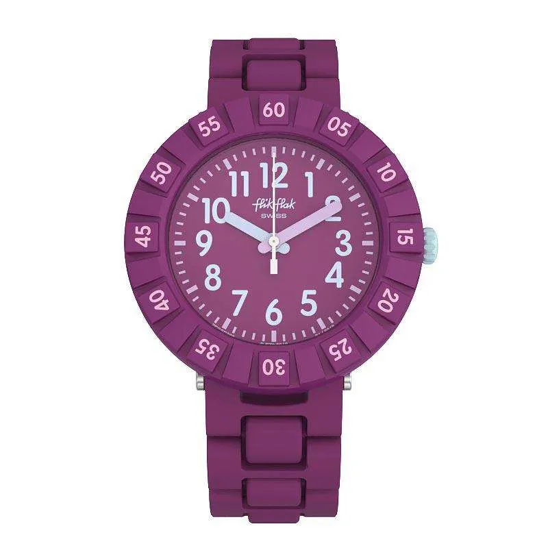 Flik Flak Solo Purple Strap Purple Case Kid's Watch FCSP089