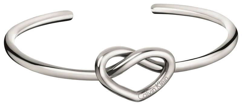 Calvin Klein Silver Stainless Steel Charming Open Ladies Bangle KJ6BMF00010M