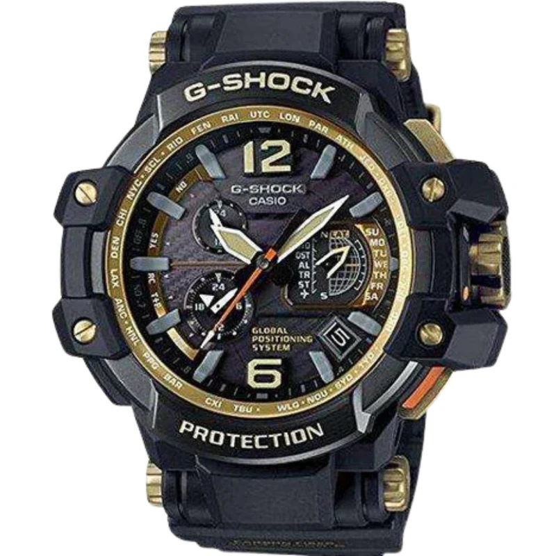 Mens Casio G-Shock GRAVITYMASTER GPS hybrid wave captor GPW-1000GB-1AER