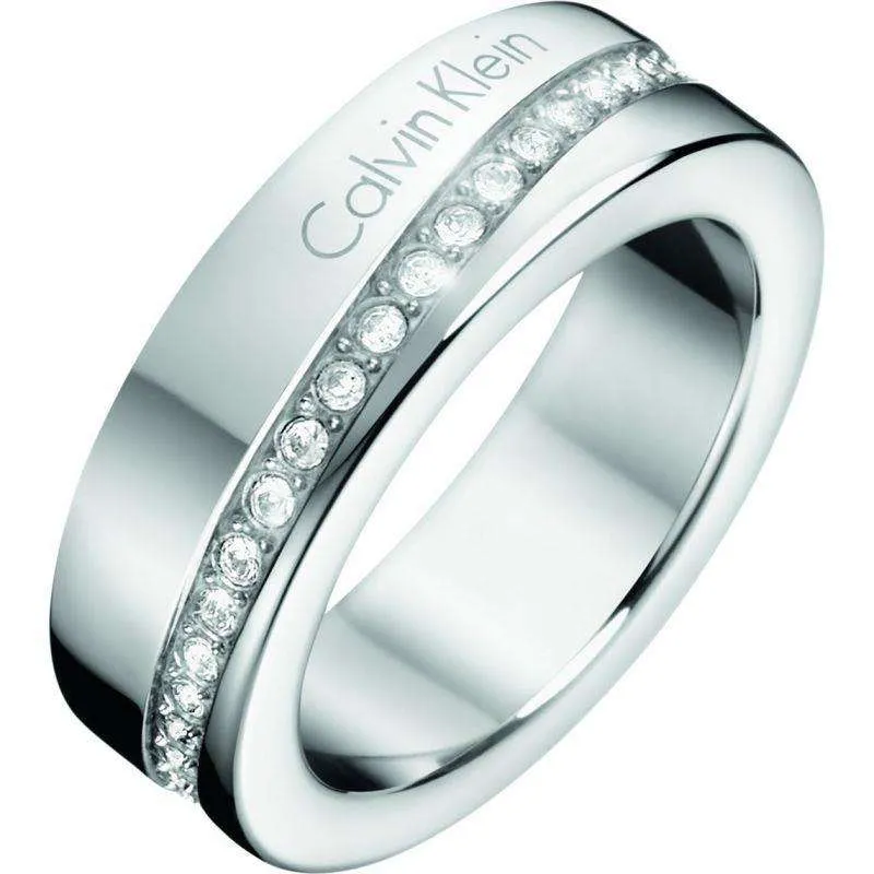 Calvin Klein Stainless Steel Diamante Women's Ring KJ06MR040208