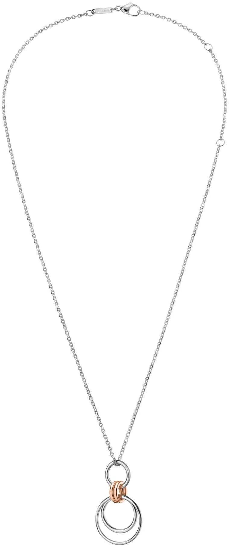 Calvin Klein Two Tone Stainless Steel Ladies Necklace KJ5HMN200100