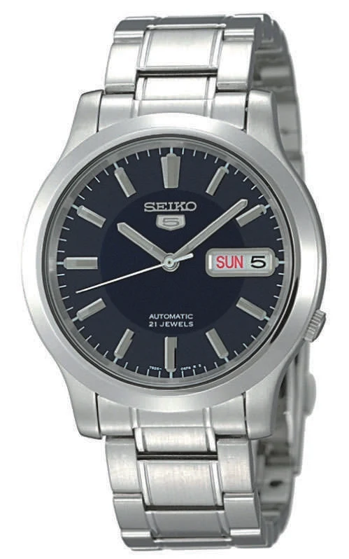 Seiko 5 Classic Automatic Blue Dial Steel Bracelet Men's Watch SNK793K1
