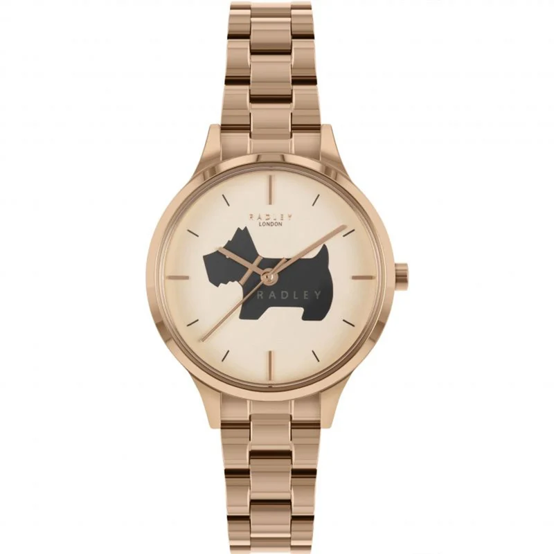 Radley Meridan Place Quartz Rose Dial Stainless Steel Bracelet Ladies Watch RY4530