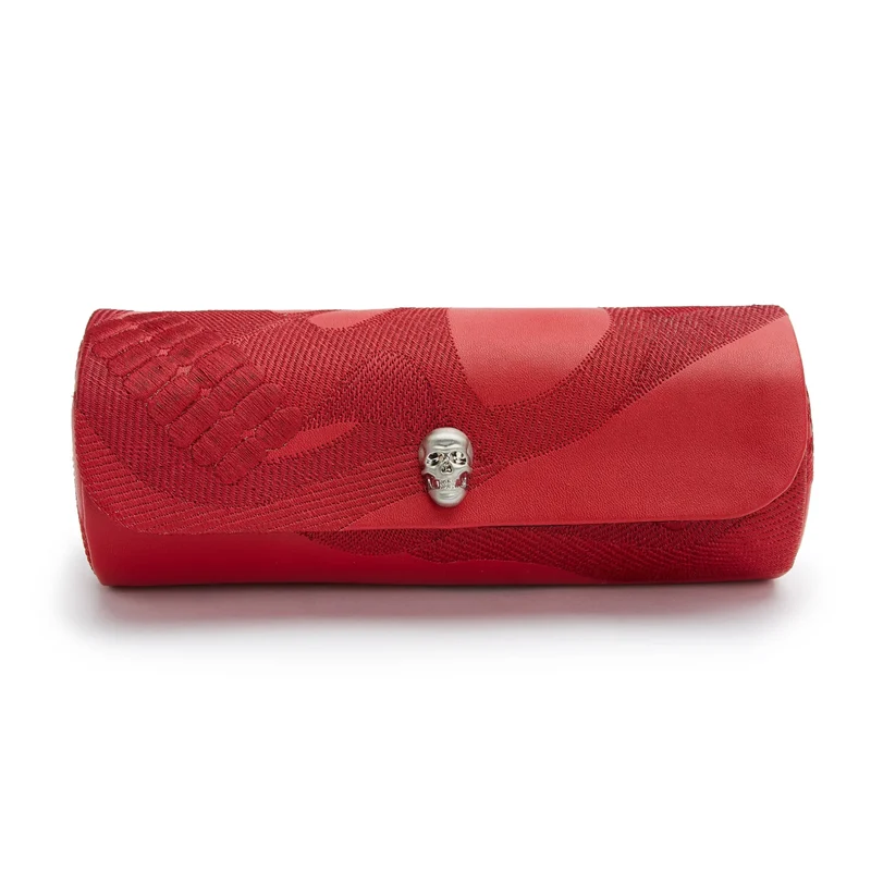 WOLF Memento Mori Red Triple Watch Roll 493472