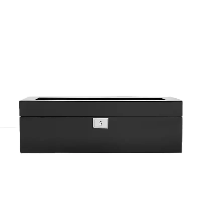 WOLF SAVOY BLACK 5-PIECE WATCH BOX 461570
