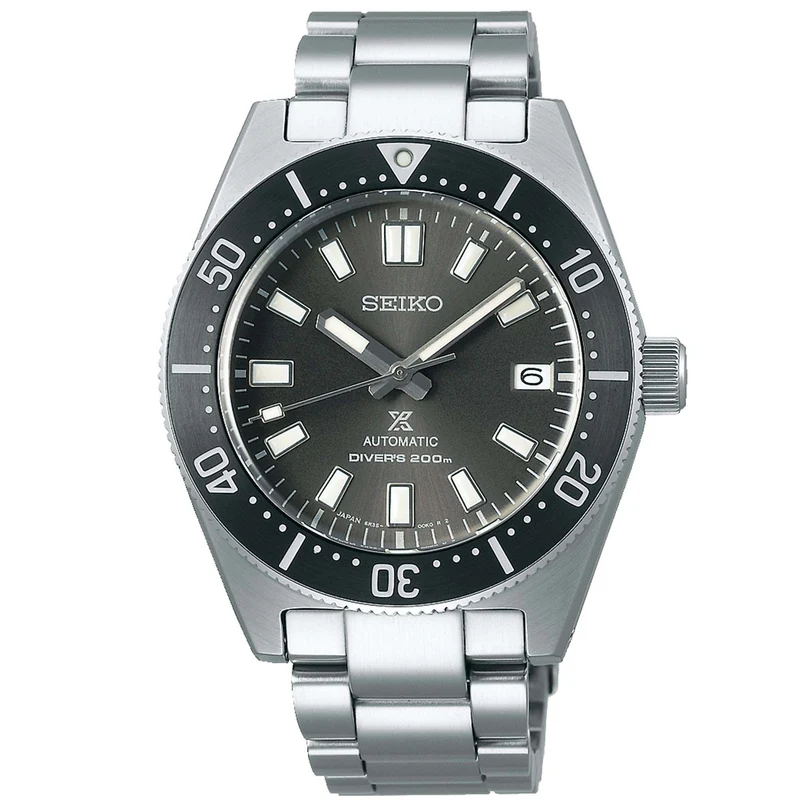 Seiko Prospex '1965 Diver's Recreation' Automatic Grey Dial Stainless Steel Men's Watch SPB143J1