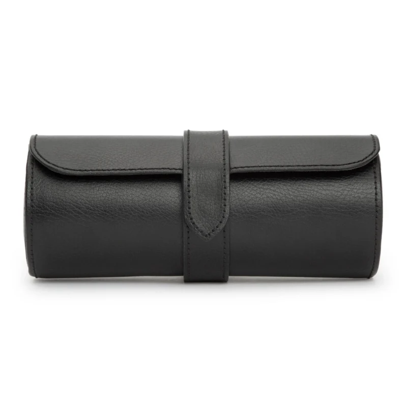 WOLF BLAKE BLACK TRIPLE WATCH ROLL 305602