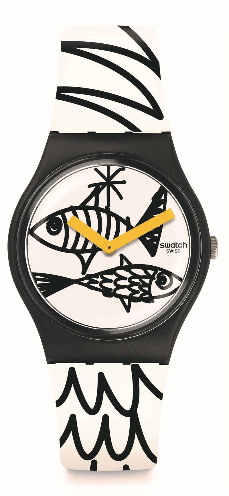 Swatch Pesciolini Fish Theme 34mm Case Boys Watch GB303