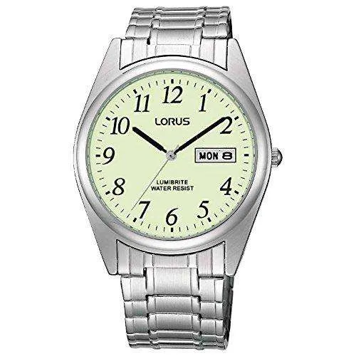 Lorus Lumibrite Dial Expanding Bracelet Men's Watch RXN29BX9