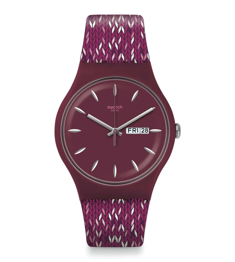 Swatch Trico'Purp Case Purple Dial Watch SUOV705
