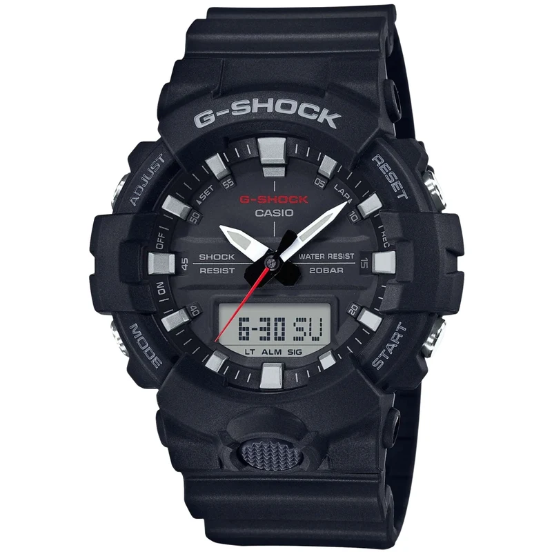 Casio G-Shock Black Men's Alarm Chronograph GA-800-1AER
