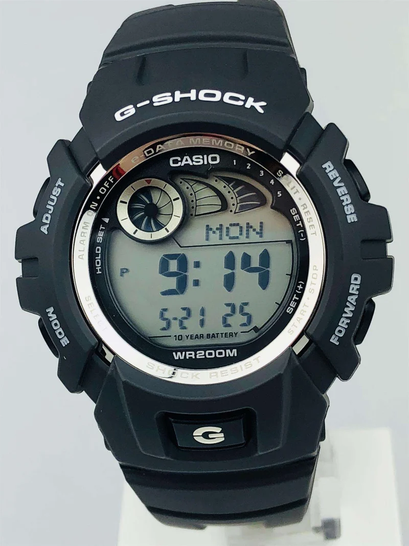Casio G-Shock Black Men's Alarm Chronograph G-2900F-8VER