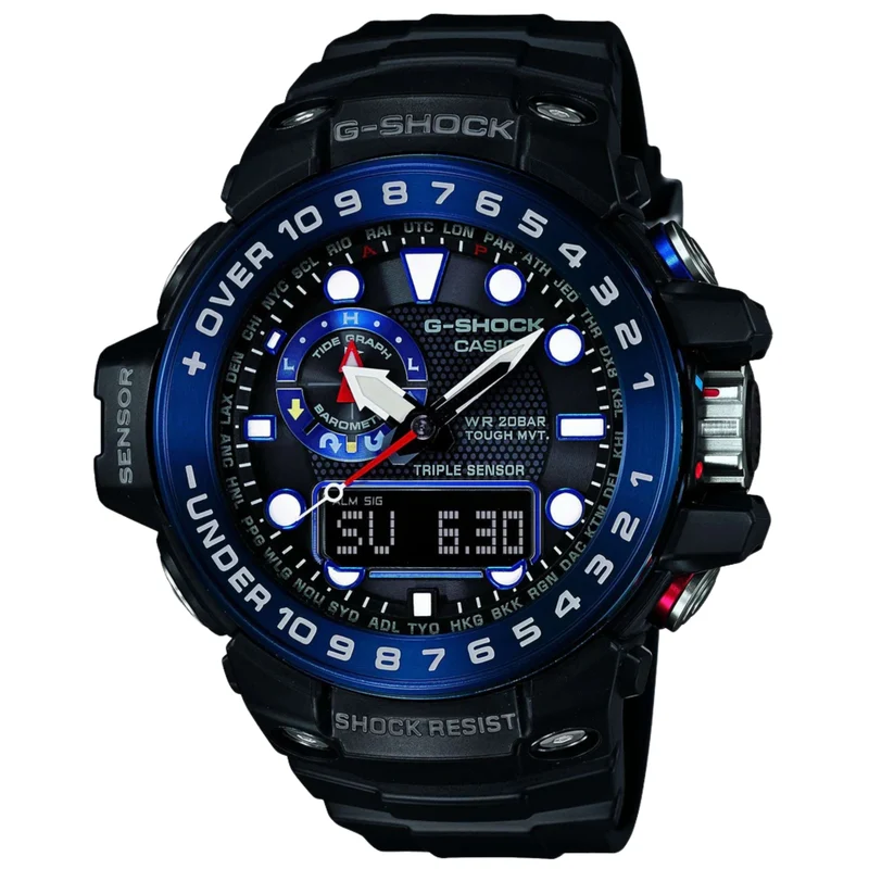 Casio G-Shock Master of G Gulfmaster Men's Alarm Chronograph GWN-1000B-1BER