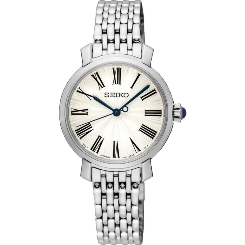 Seiko Quartz Stainless Steel Silver Dial Ladies' Watch SRZ495P1