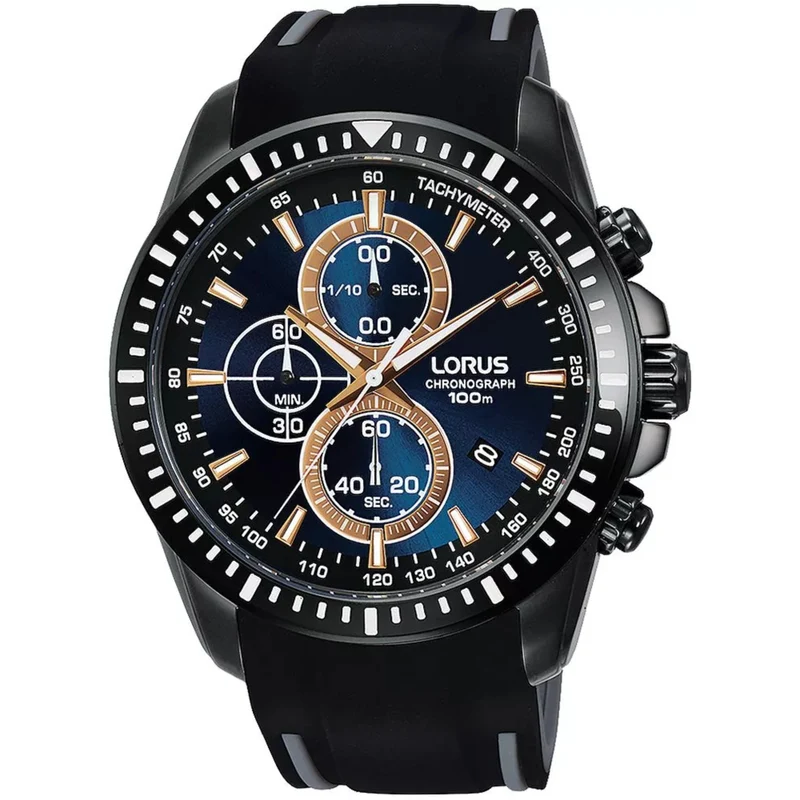 Lorus Sport Blue Dial Men's Watch Chronograph RM353DX9