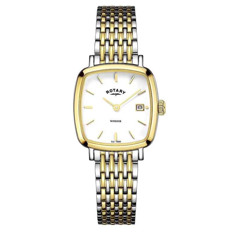 Windsor Two-Tone Ladies’ Cushion Watch