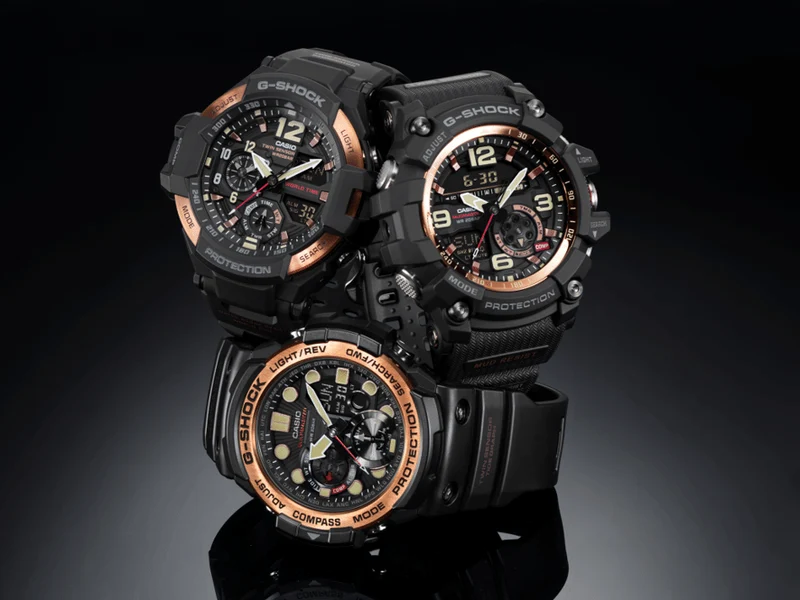 Casio G-Shock Aviator Master Vintage Alarm Chronograph Mens Watch