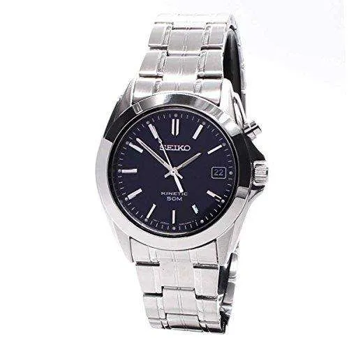 Seiko Kinetic Stainless Steel Blue Dial Men’s Watch SKA267P1