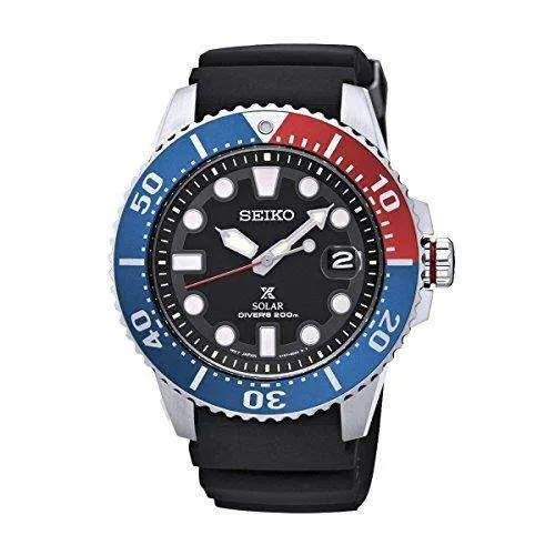 Seiko Prospex Solar Two-Tone Bezel Men’s Diver's Watch SNE43P1